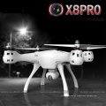 Original SYMA X8 PRO GPS RC Drone Quadcopter com câmera Wifi 720p FPV 6 eixos Ggro Posição de retorno automático segurando helicóptero voador
